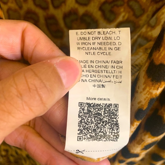 Brand New Plus Size Leopard Print Dress Size 4XL‎ - Picture 13 of 14